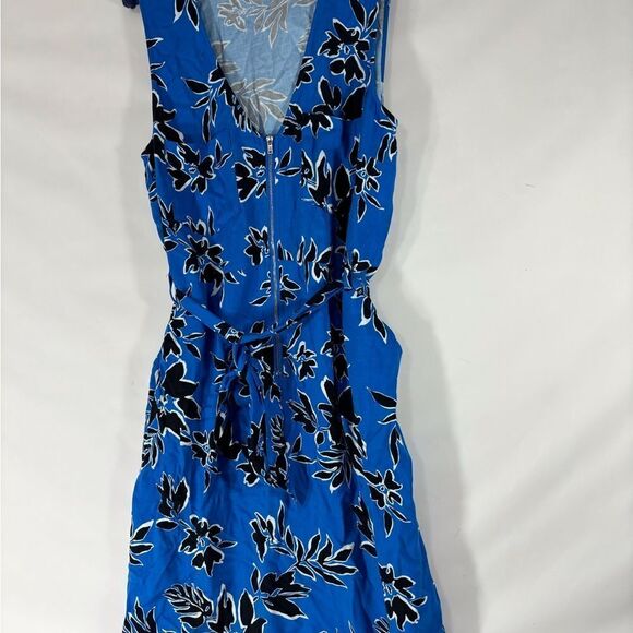 JUST FAB Sleeveless V Neck Dress Med. - Picture 1 of 4